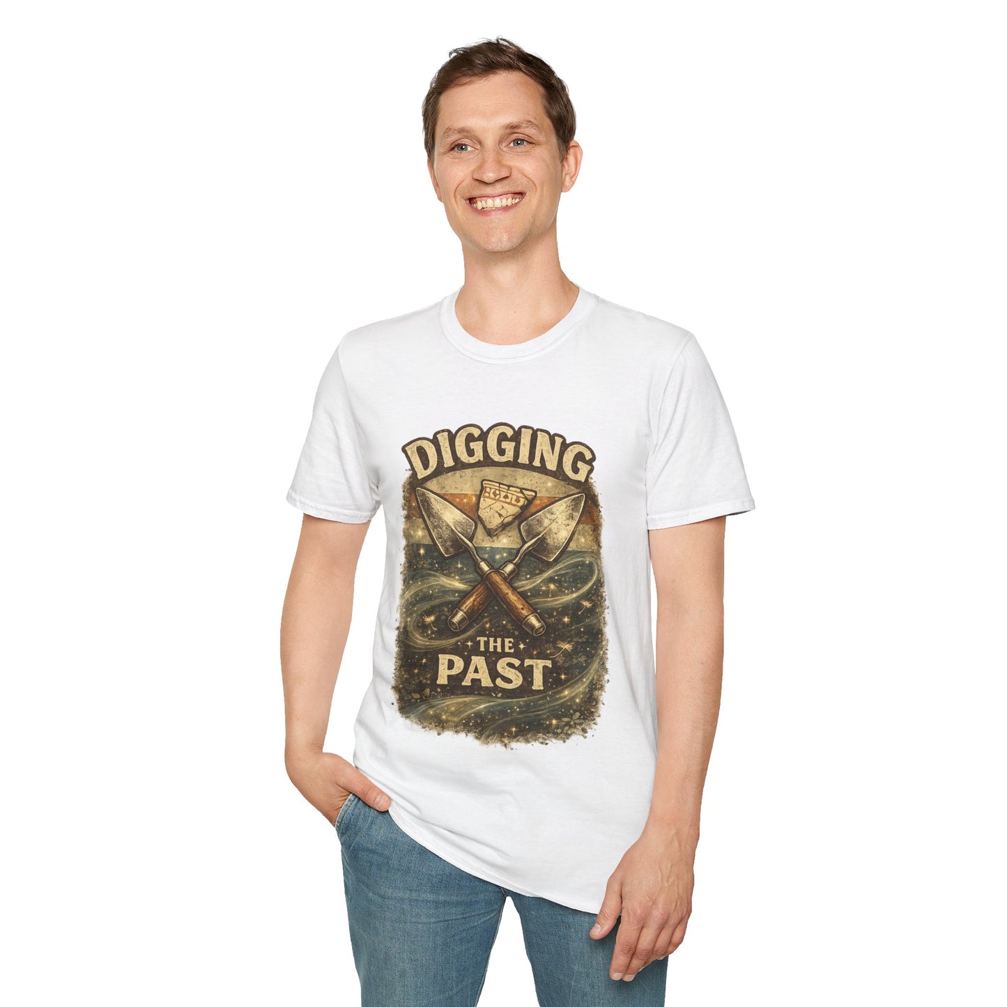 Digging the Past T-Shirt — Vintage Archaeology Graphic Tee