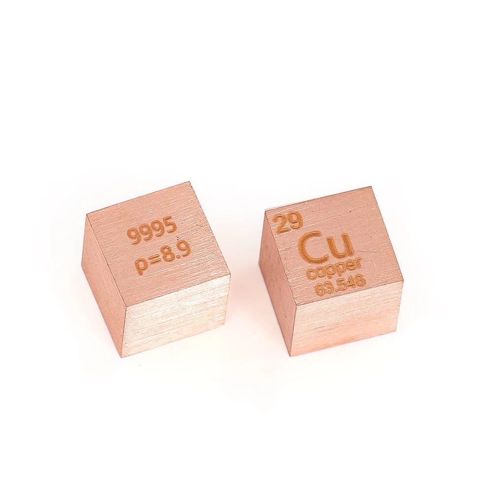 Element Cube Collection — Miniature Periodic Table Display for Science Education