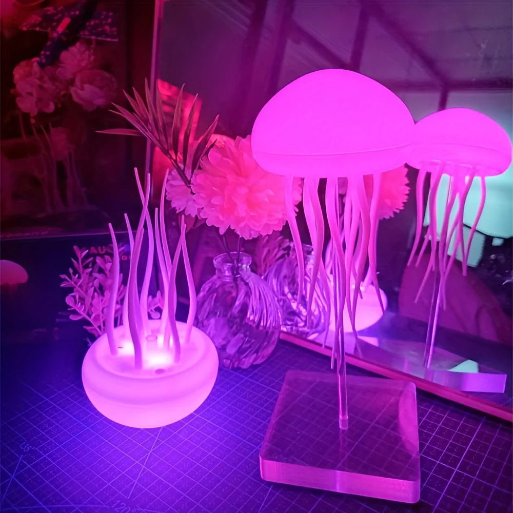 Jellyfish Table Lamp — Colour-Changing LED Light