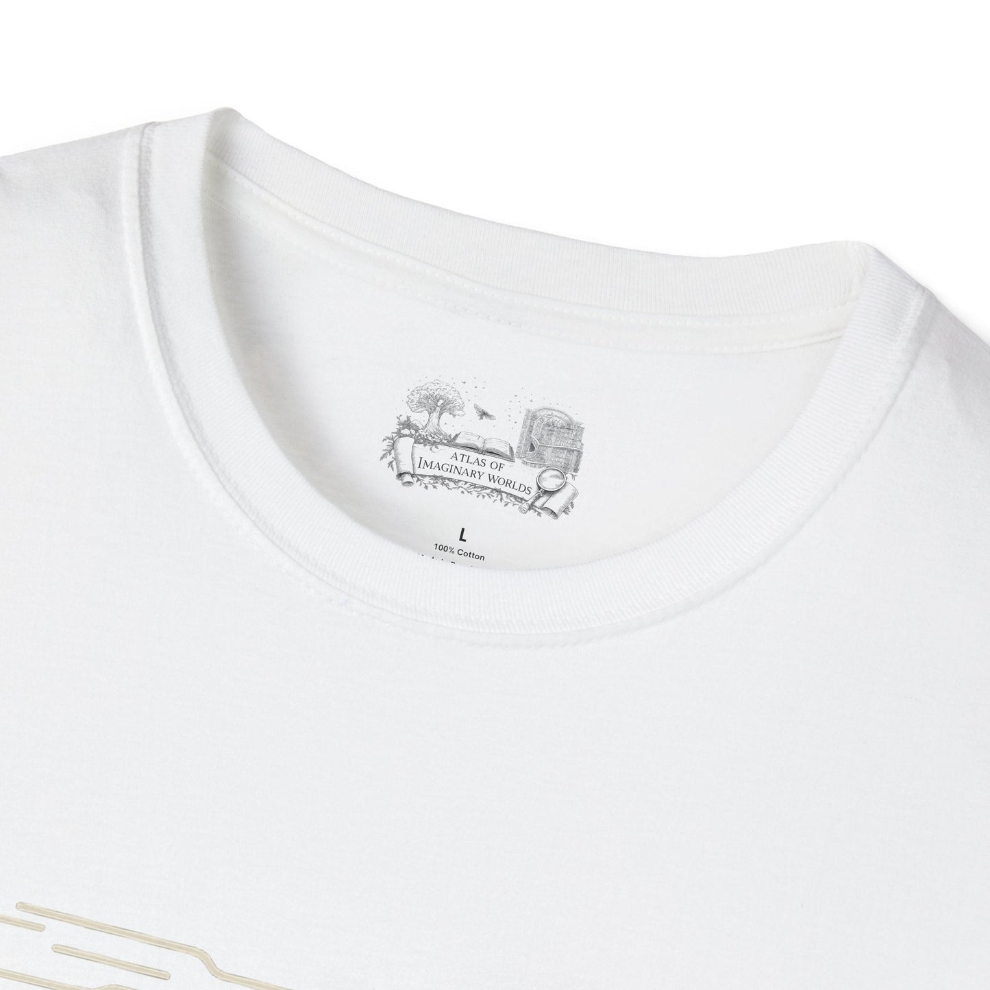 Evolution Nature T‑Shirt — 'EVOLUTION: Rising in the Dark' Minimal Forest Graphic - Atlas of Imaginary Worlds