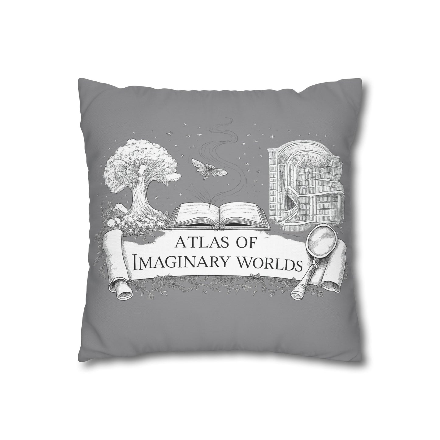 Little Trouble Black Kitten Decorative Pillowcase — Cute Cat Throw Pillow Cover