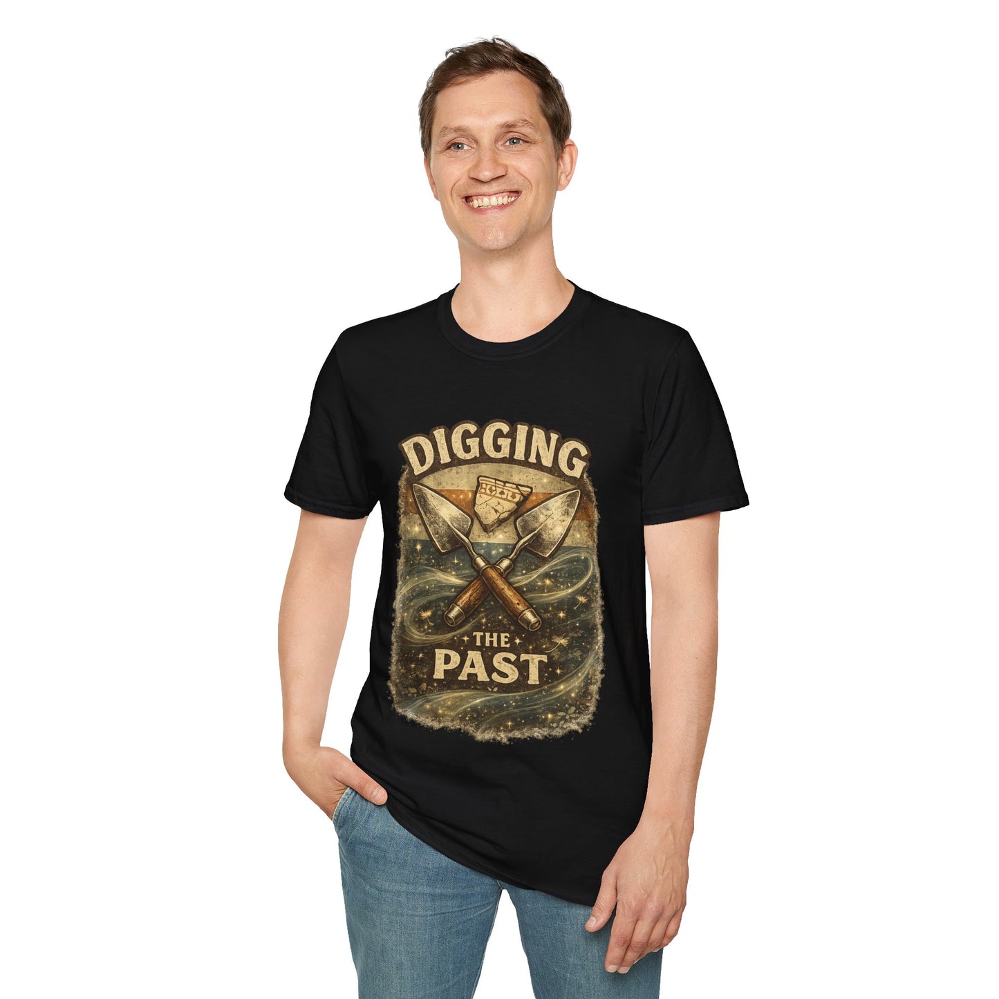 Digging the Past T-Shirt — Vintage Archaeology Graphic Tee
