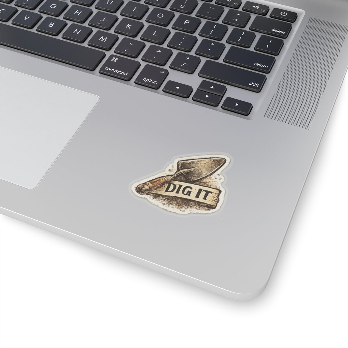 Dig It Trowel Sticker — Archaeology Tool Vinyl Decal for Field Workers