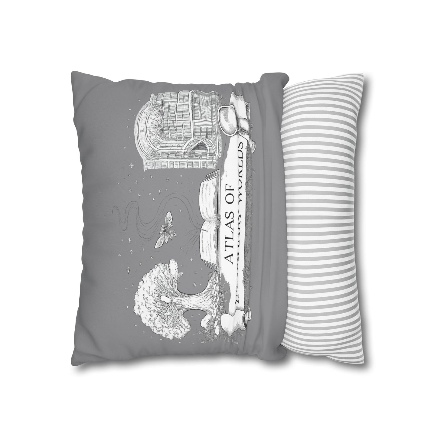 Little Trouble Black Kitten Decorative Pillowcase — Cute Cat Throw Pillow Cover