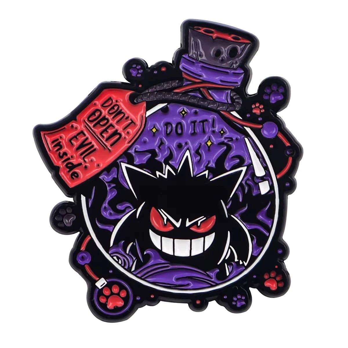 Cute Black Cat Enamel Pin - Animal Brooch Lapel Badge for Backpack & Clothing