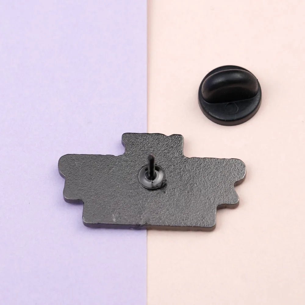 Overstimulated Enamel Pin — ADHD & Neurodivergent Mental Health Badge