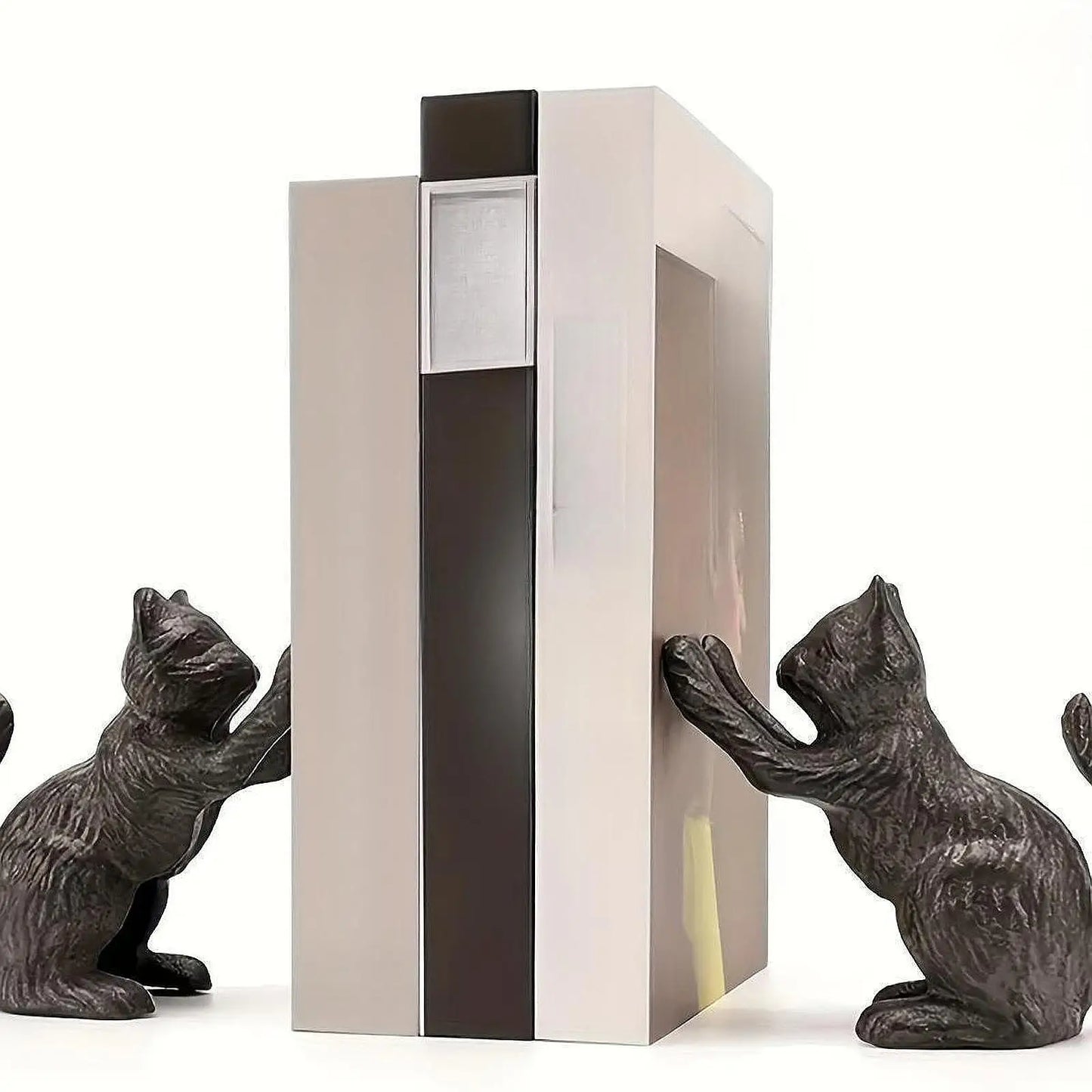 Decorative Cat Bookend — Unique Book Holder for Cat Lovers