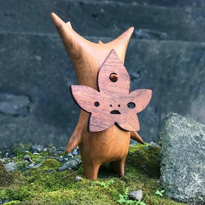 Wooden Korok Statue - Zelda Inspired Home Decor