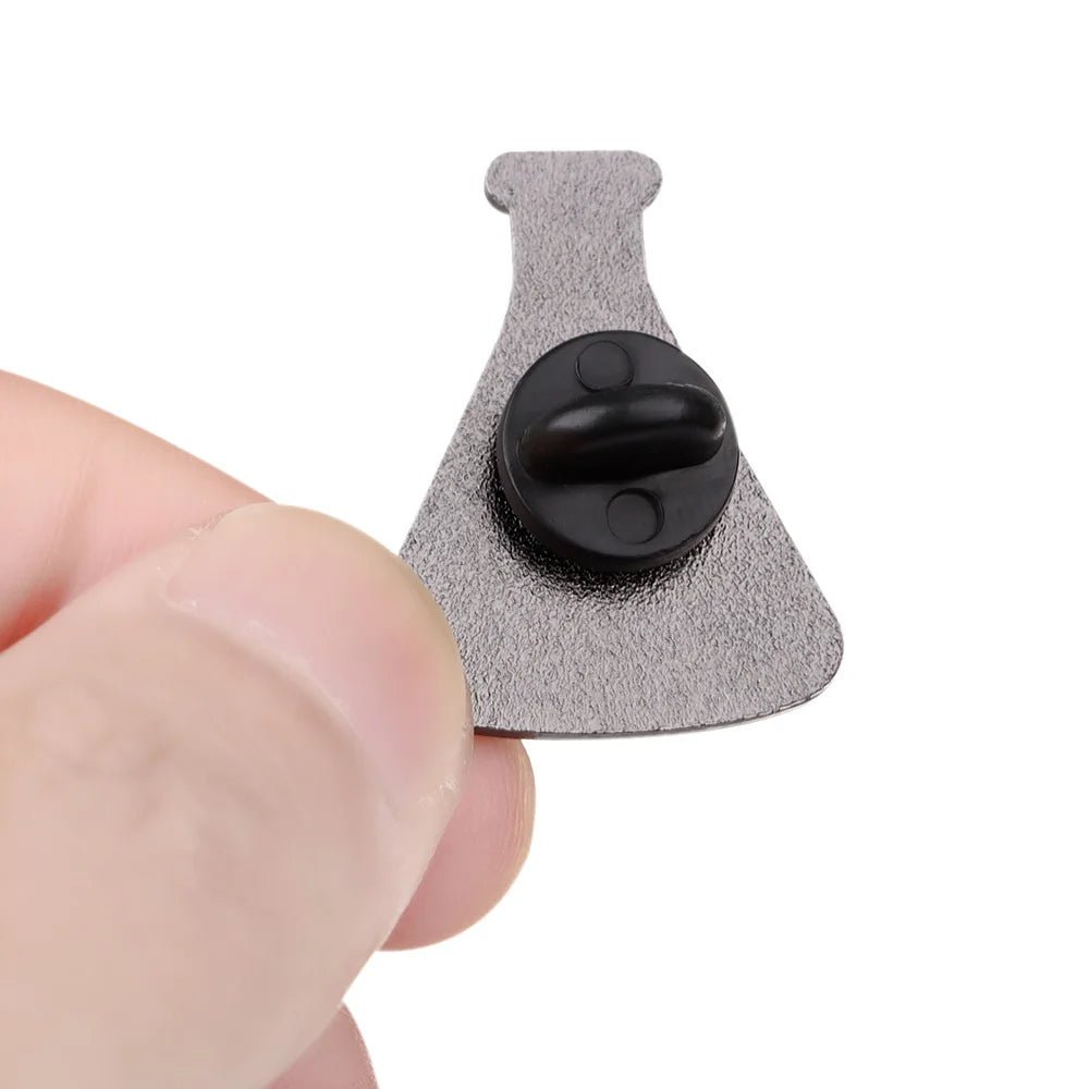 Chemistry Lab Enamel Pins — Beaker, Microscope & Molecule Badges for Science Lovers