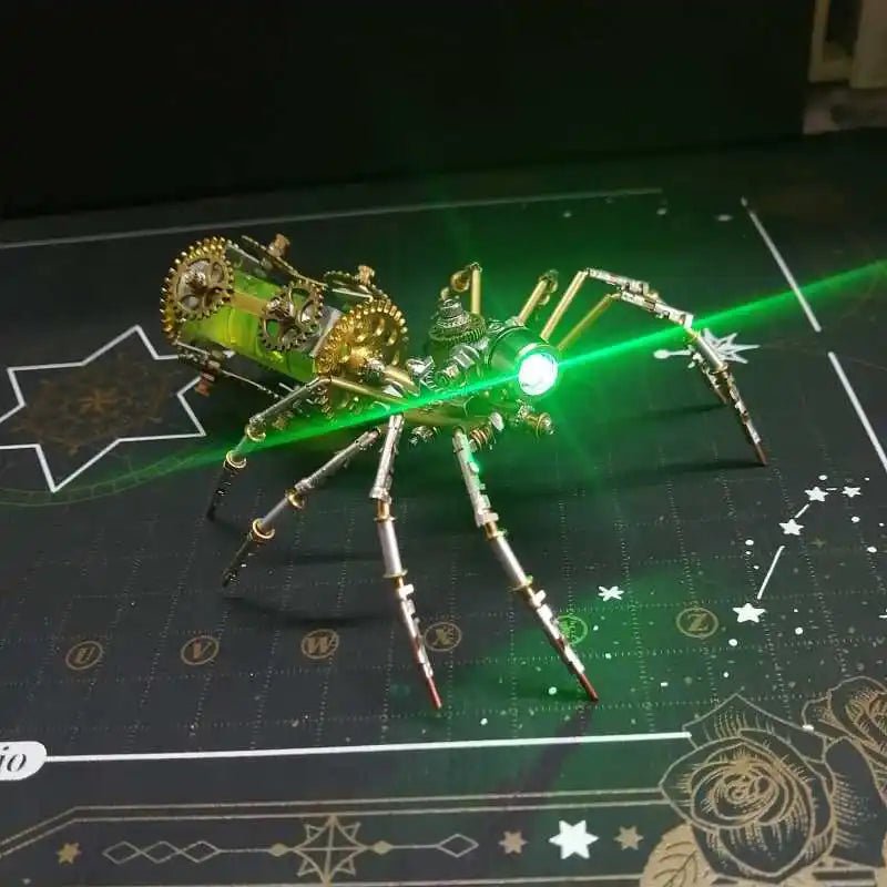 DIY Biochemical Spider Metal Model Kit — 100+ Piece Steampunk Assembly Toy