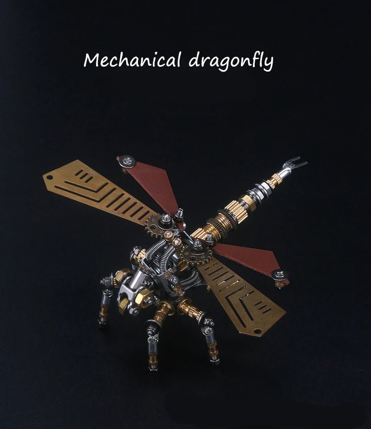 Mechanical Insect Metal Puzzle - 3D Steampunk Assembly Model