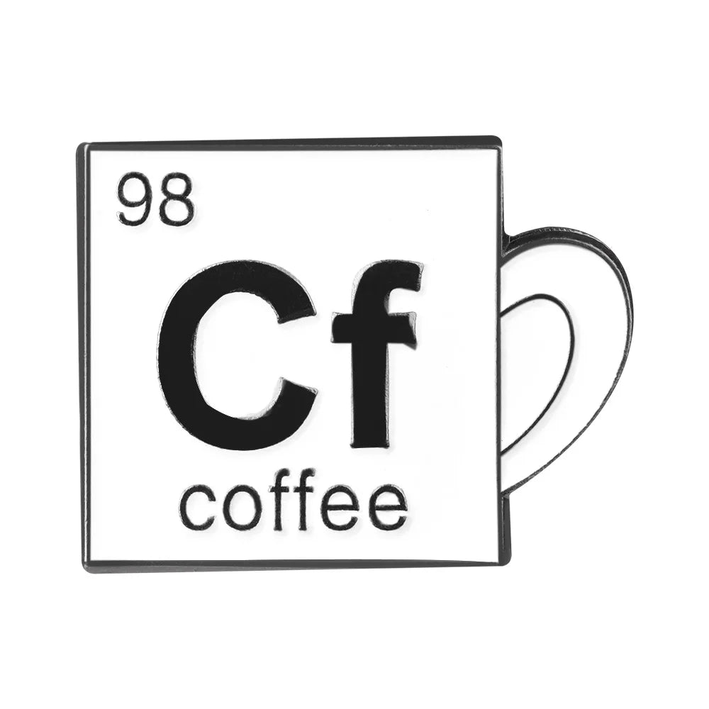 Chemistry Lab Enamel Pins — Beaker, Microscope & Molecule Badges for Science Lovers