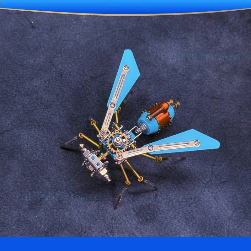 Steampunk Mechanical Fruit Fly Model — DIY Metal Assembly Kit
