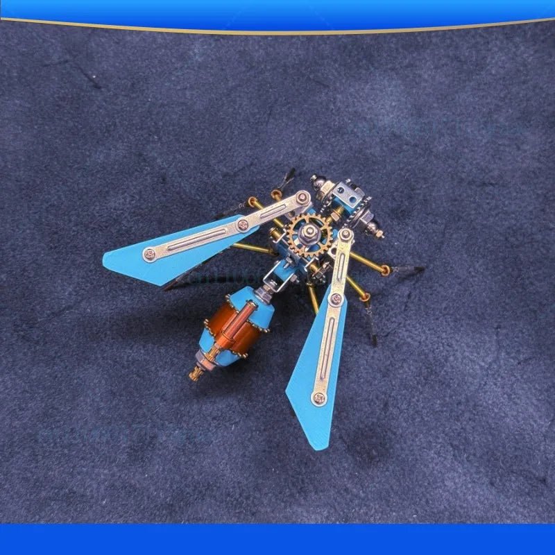 Steampunk Mechanical Fruit Fly Model — DIY Metal Assembly Kit