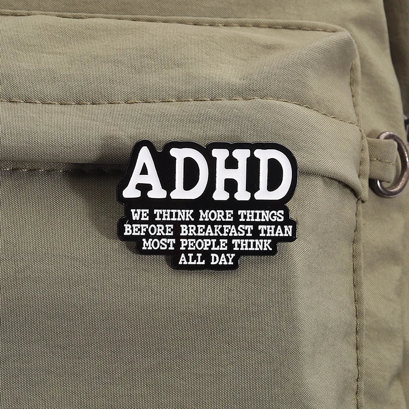ADHD Creative Brooch - Awareness Enamel Pin