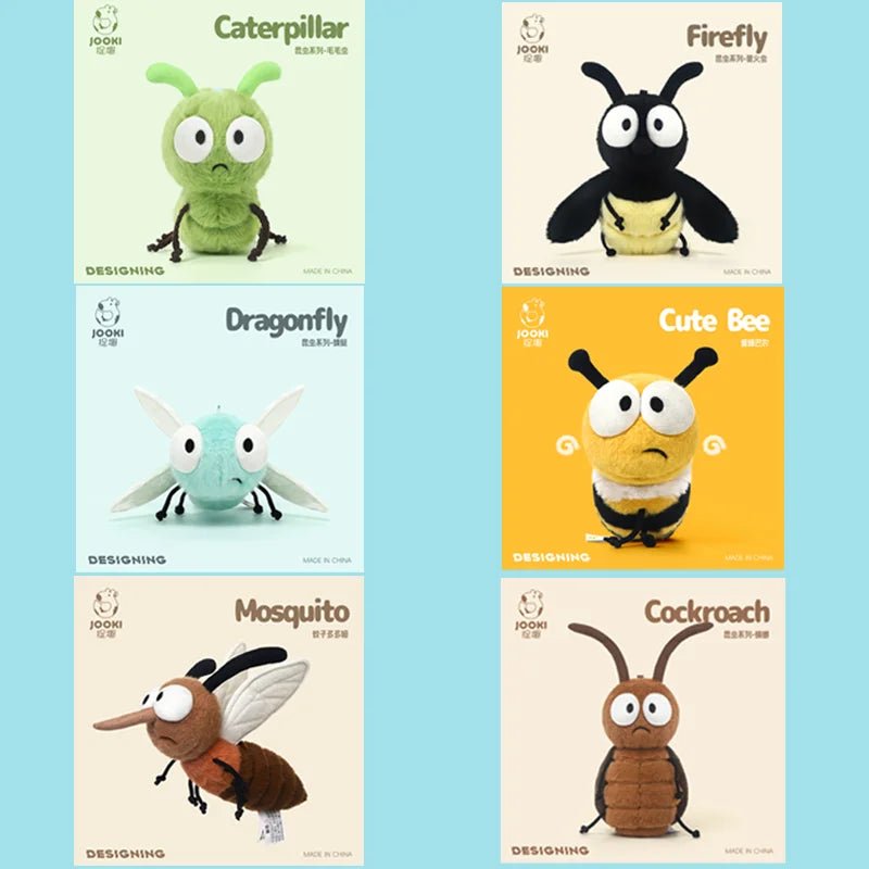 Realistic Insect Plush Toys — Dragonfly, Bee, Firefly & More for Kids & Nature Lovers