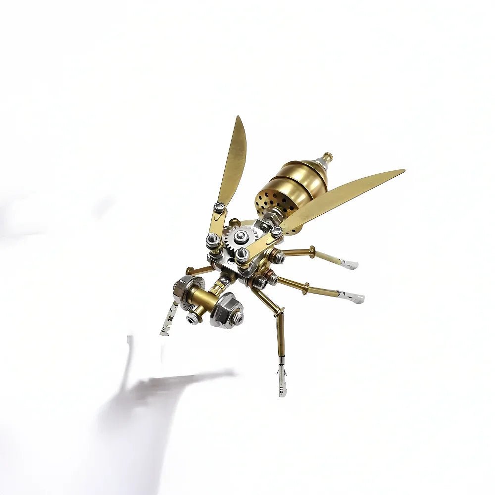 Steampunk Bumblebee Building Set - Mechanical Insect 3D Assembly Model