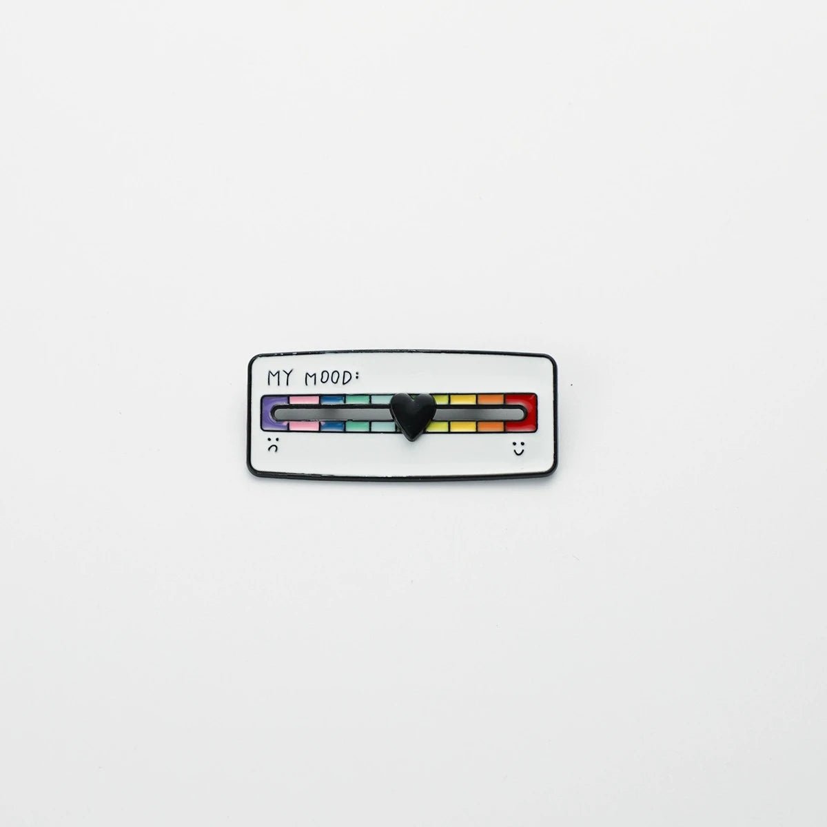 Social Battery Mood Tracker Enamel Pins — Emotions & Mental Health Badge Set