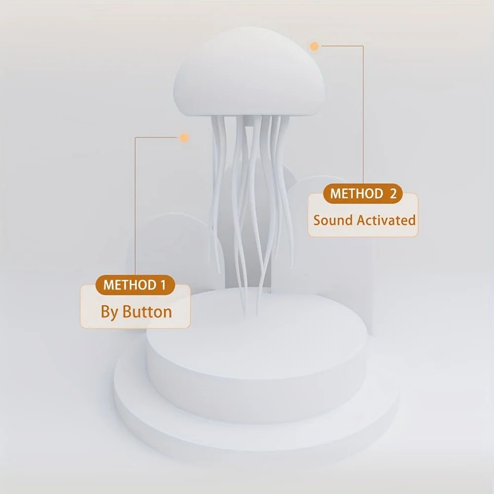 Jellyfish Table Lamp — Colour-Changing LED Light