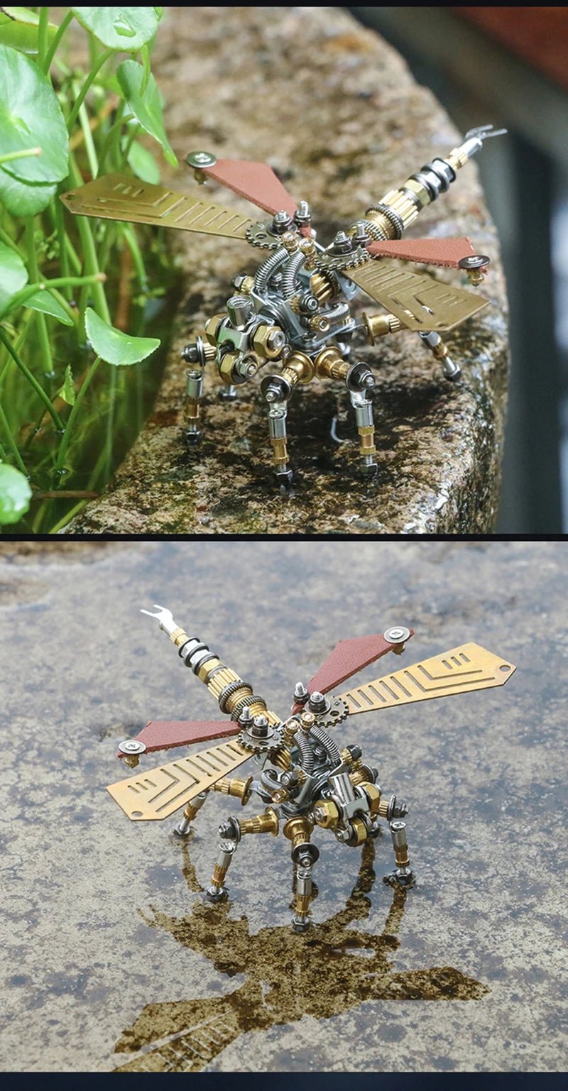 Mechanical Insect Metal Puzzle - 3D Steampunk Assembly Model