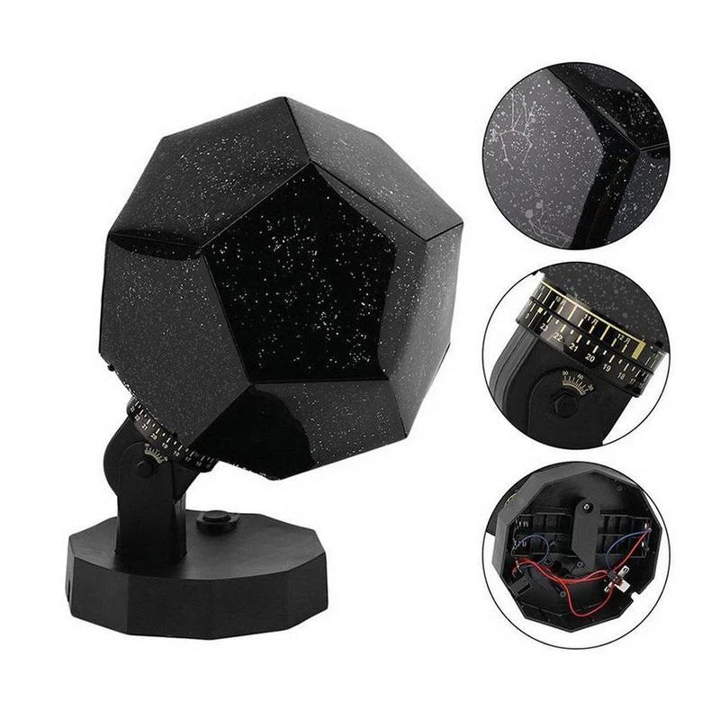 LED Starry Sky Projector — 3D Constellation Night Light with Bluetooth for Kids & Adults