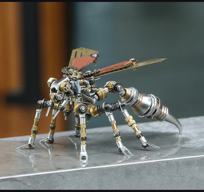 Mechanical Insect Metal Puzzle - 3D Steampunk Assembly Model