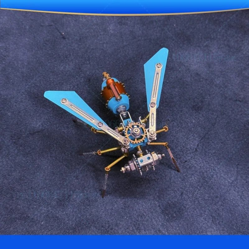 Steampunk Mechanical Fruit Fly Model — DIY Metal Assembly Kit