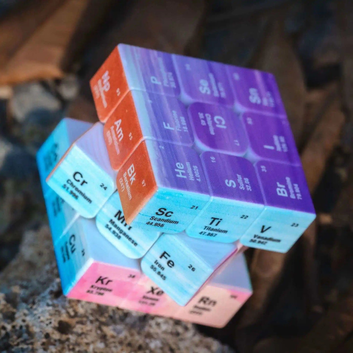 Periodic Table Speed Cube — 3x3 Chemistry Puzzle for Kids & Students
