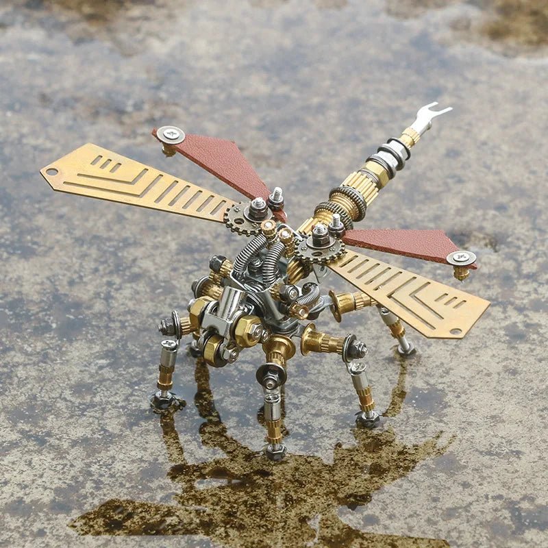 Mechanical Insect Metal Puzzle - 3D Steampunk Assembly Model