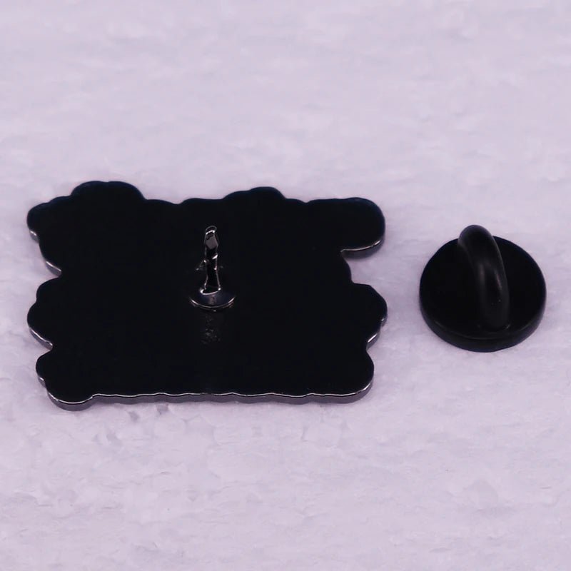 Emotionally Attached To Fictional Characters Enamel Pin — Bookish Reader Badge