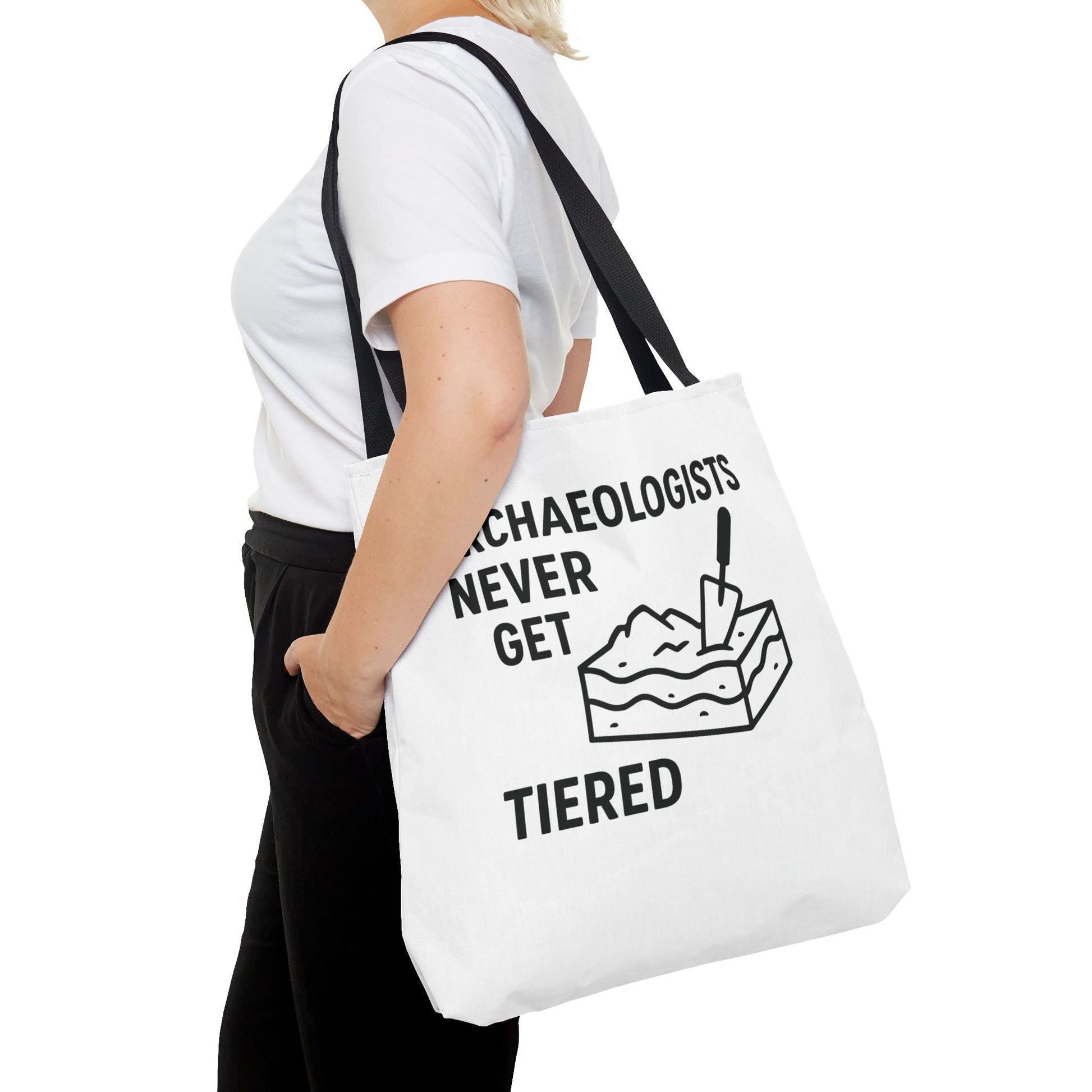 Archaeologists Never Get Tiered Tote Bag – Funny Archaeology Gift Tote - Atlas of Imaginary Worlds