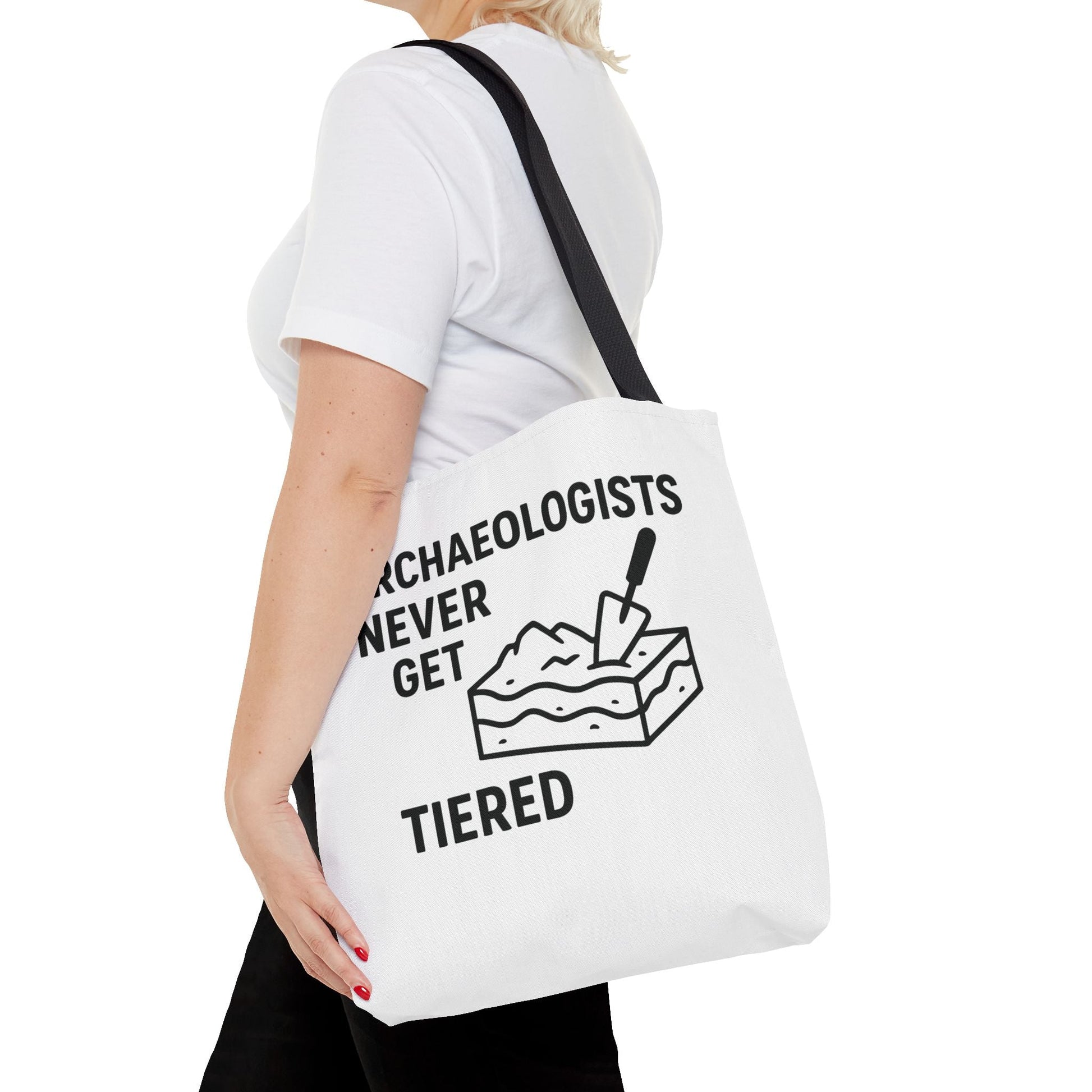 Archaeologists Never Get Tiered Tote Bag – Funny Archaeology Gift Tote - Atlas of Imaginary Worlds