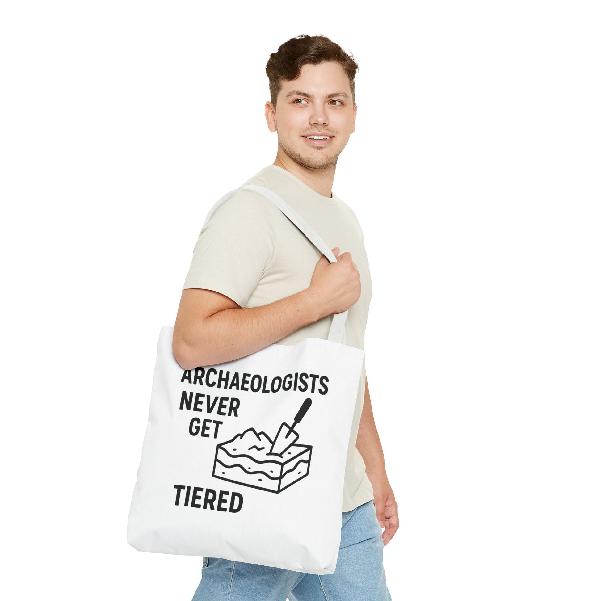 Archaeologists Never Get Tiered Tote Bag – Funny Archaeology Gift Tote - Atlas of Imaginary Worlds