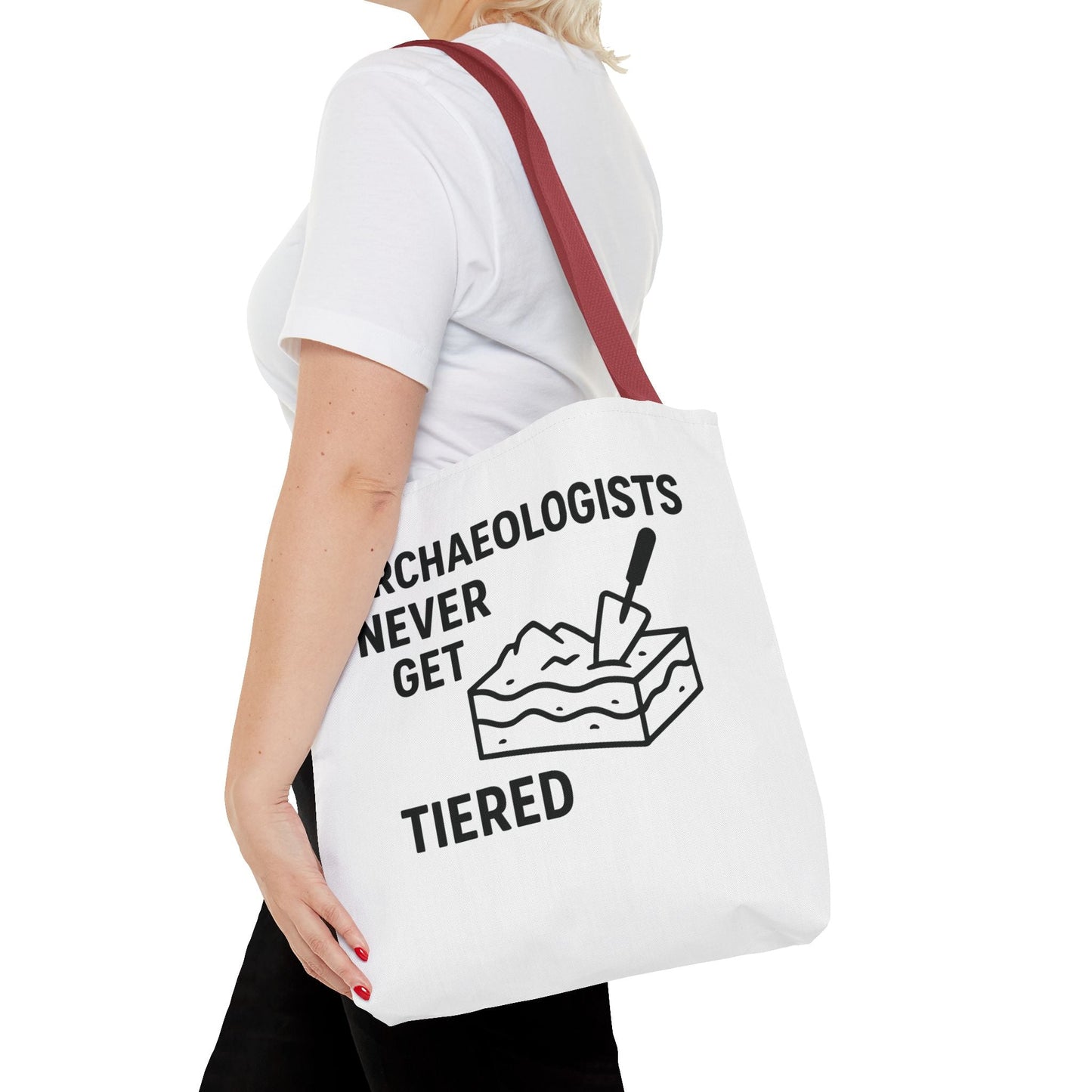 Archaeologists Never Get Tiered Tote Bag – Funny Archaeology Gift Tote - Atlas of Imaginary Worlds