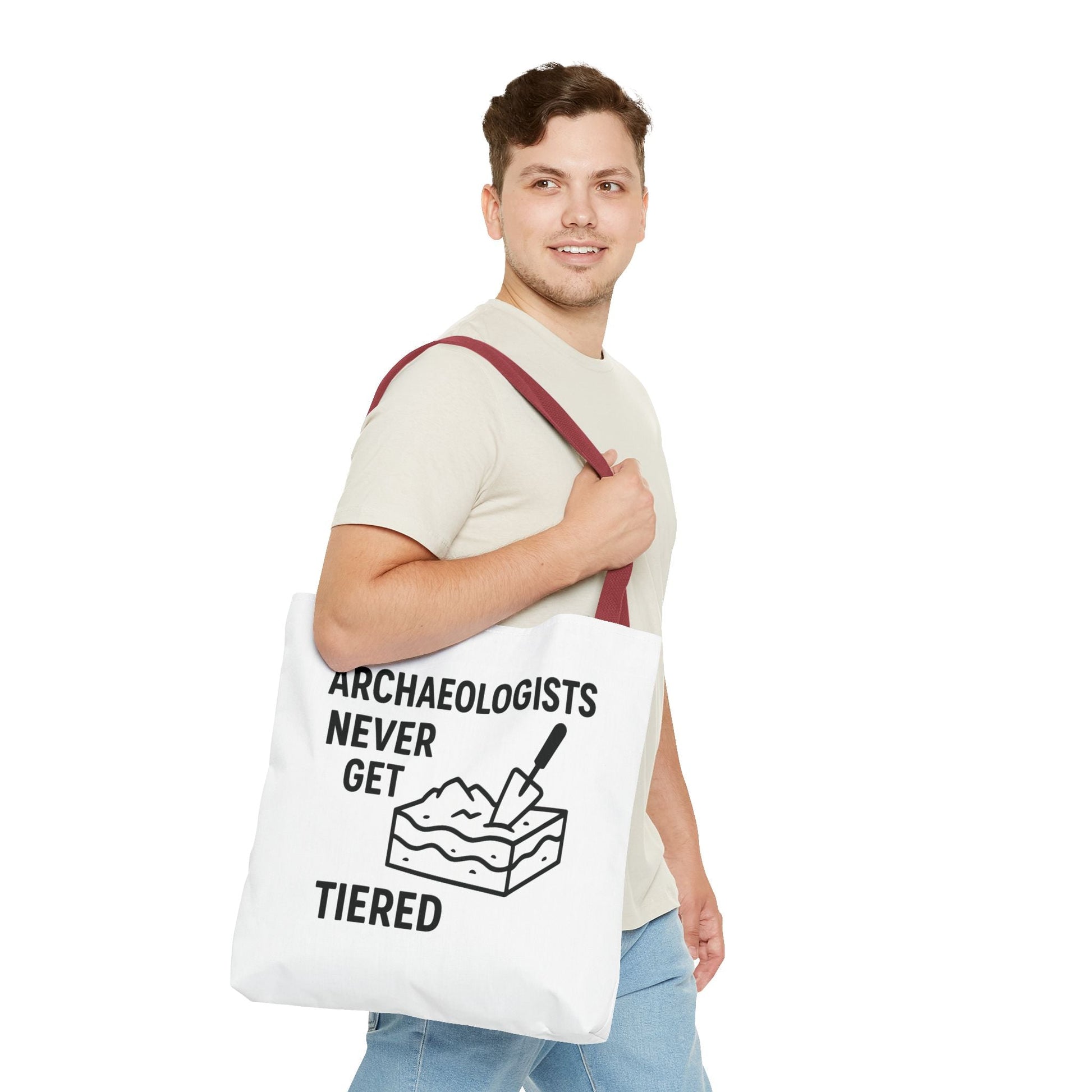 Archaeologists Never Get Tiered Tote Bag – Funny Archaeology Gift Tote - Atlas of Imaginary Worlds