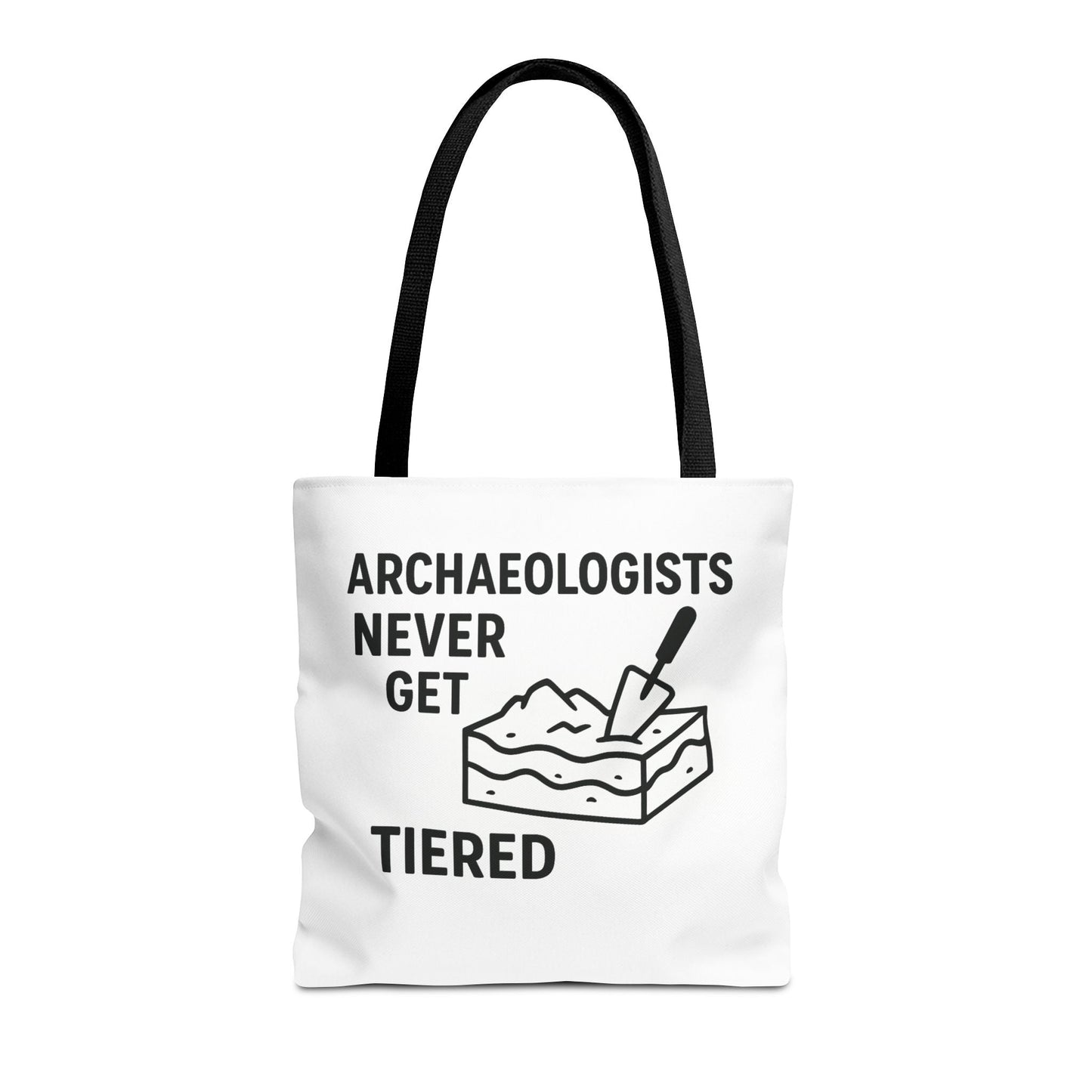 Archaeologists Never Get Tiered Tote Bag – Funny Archaeology Gift Tote - Atlas of Imaginary Worlds