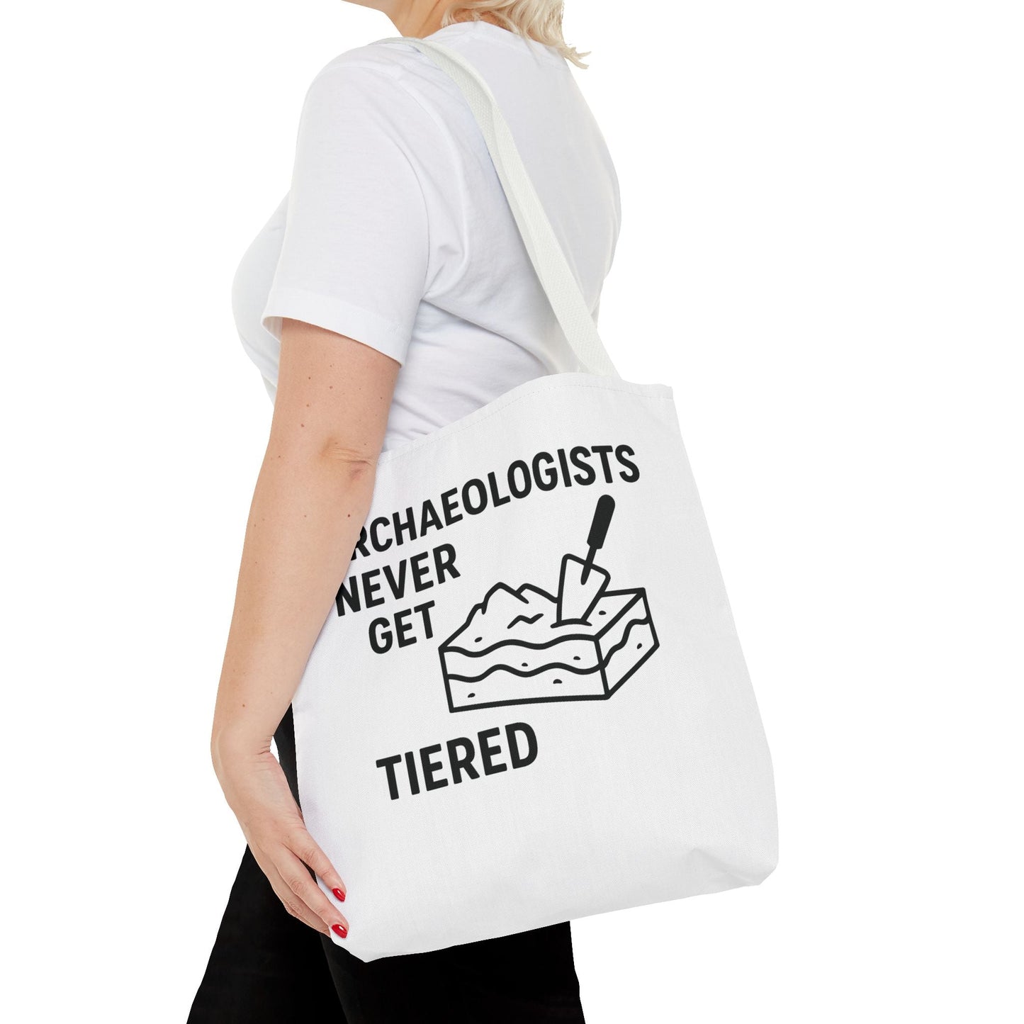 Archaeologists Never Get Tiered Tote Bag – Funny Archaeology Gift Tote - Atlas of Imaginary Worlds