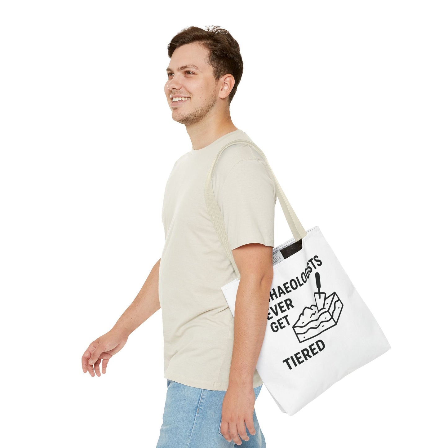 Archaeologists Never Get Tiered Tote Bag – Funny Archaeology Gift Tote - Atlas of Imaginary Worlds