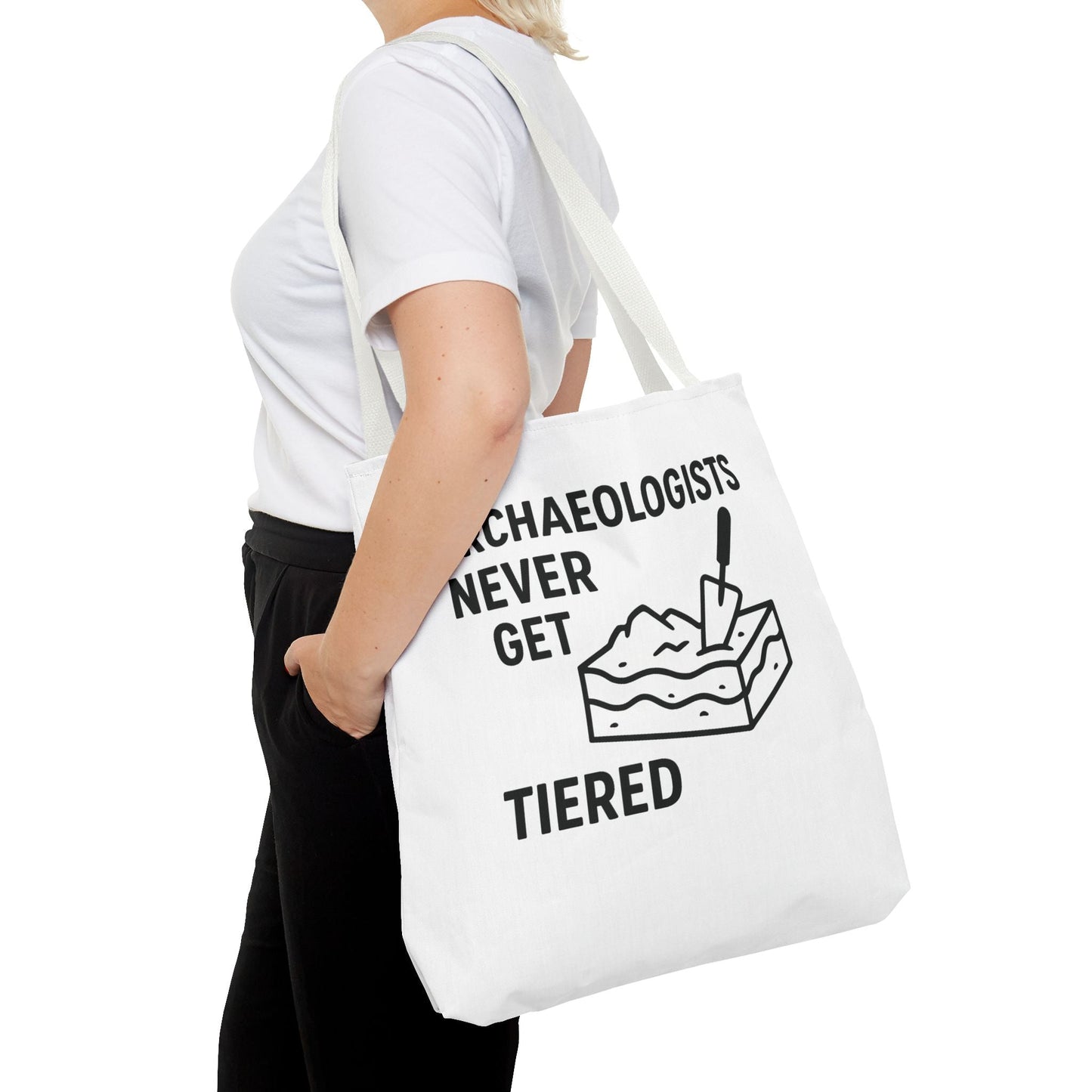 Archaeologists Never Get Tiered Tote Bag – Funny Archaeology Gift Tote - Atlas of Imaginary Worlds