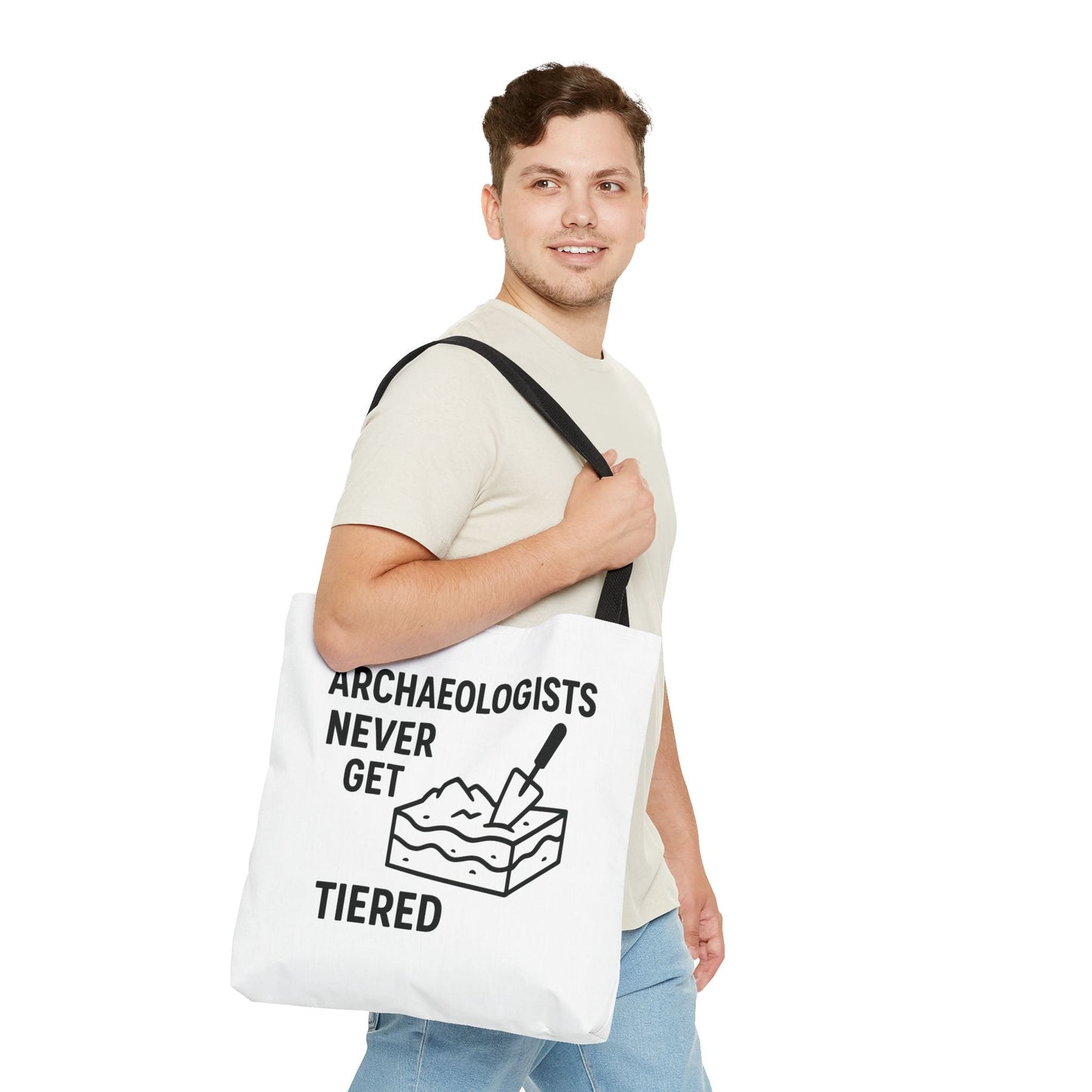 Archaeologists Never Get Tiered Tote Bag – Funny Archaeology Gift Tote - Atlas of Imaginary Worlds