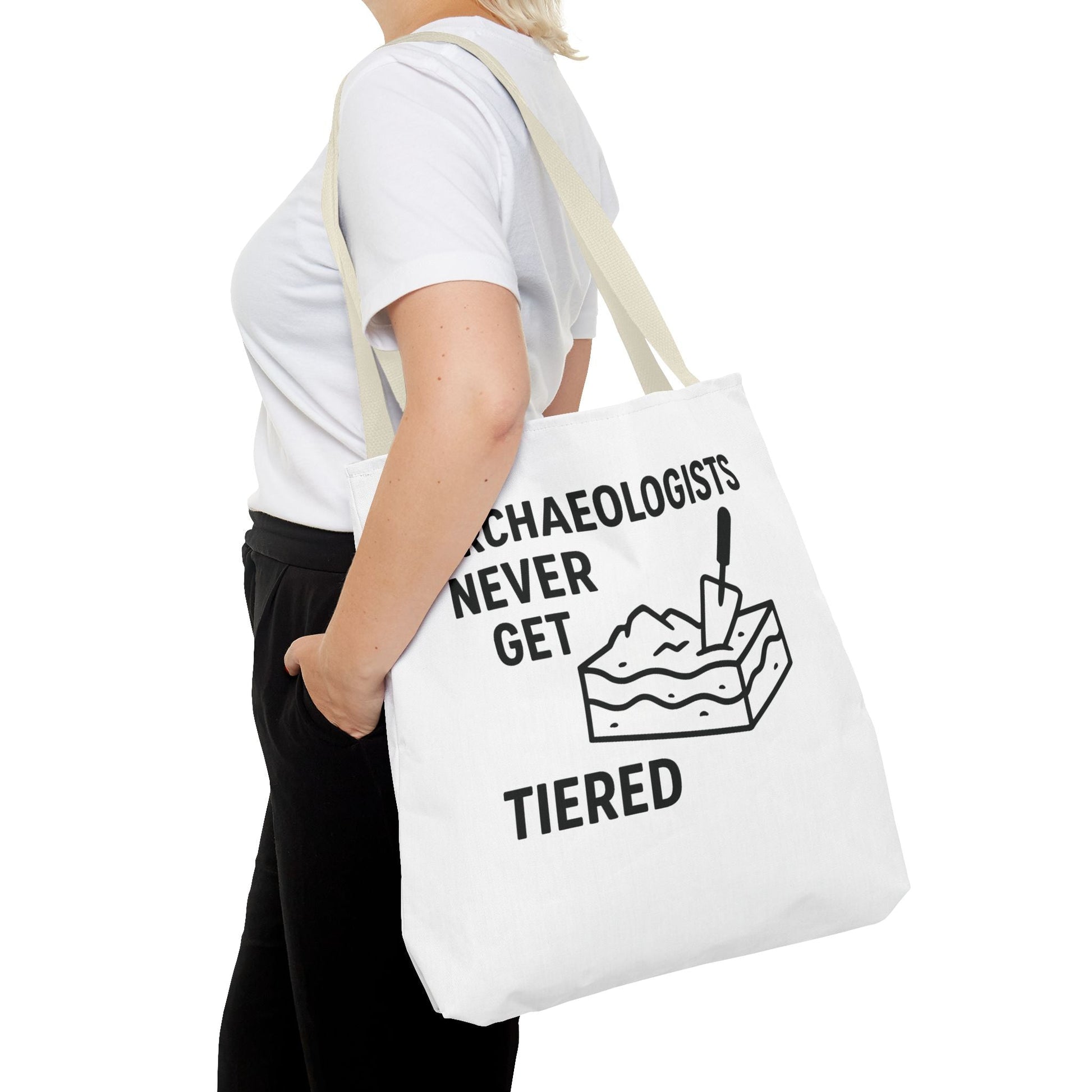 Archaeologists Never Get Tiered Tote Bag – Funny Archaeology Gift Tote - Atlas of Imaginary Worlds