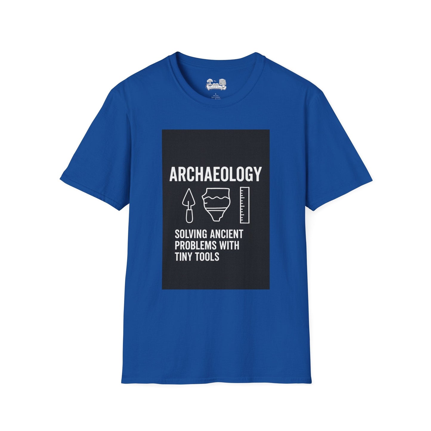 Archaeology T-Shirt — "Solving Ancient Problems With Tiny Tools" Graphic Tee for Archaeologists & History Lovers - Atlas of Imaginary Worlds