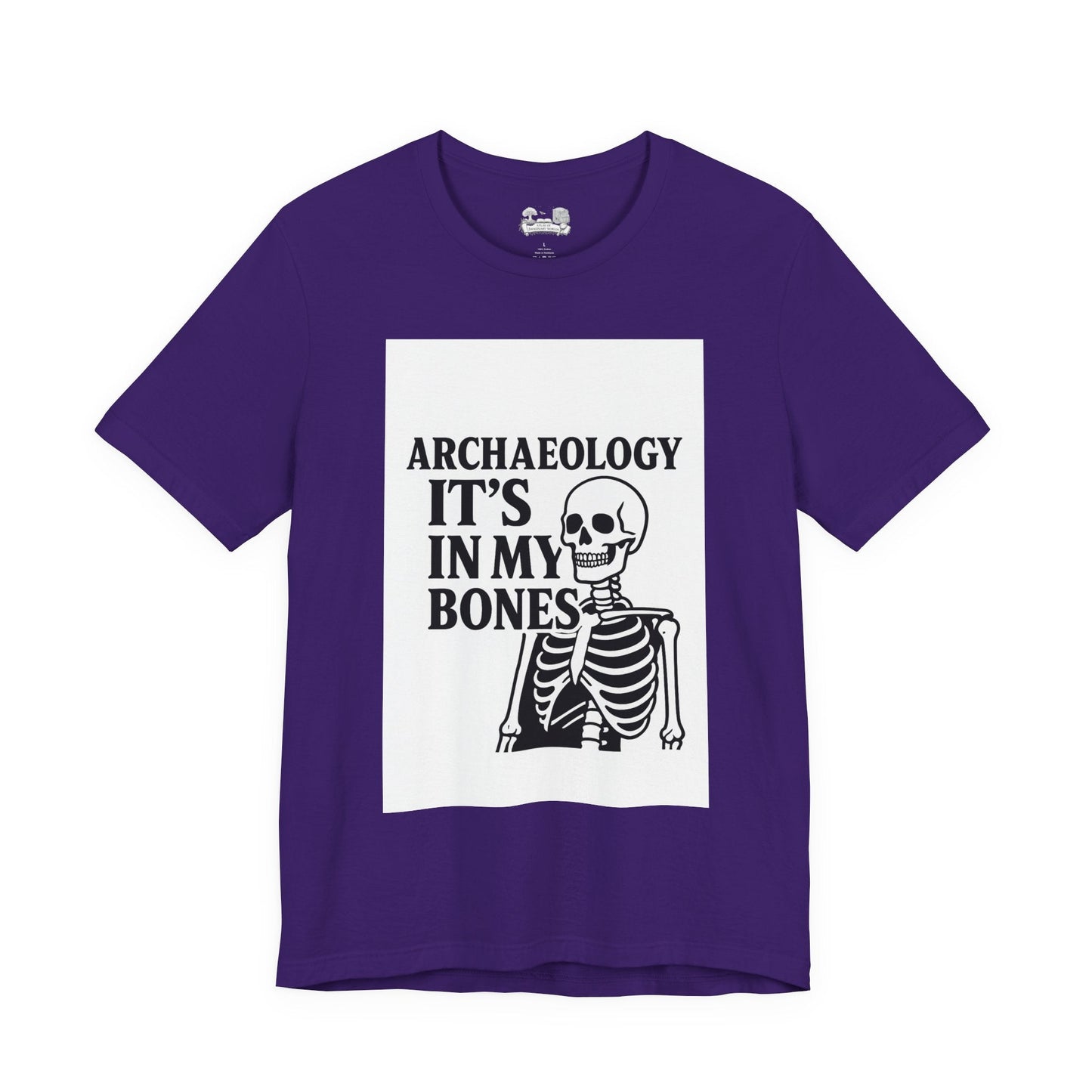 Archaeology Tee — "It's In My Bones" Skeleton T‑Shirt for Archaeology Lovers - Atlas of Imaginary Worlds