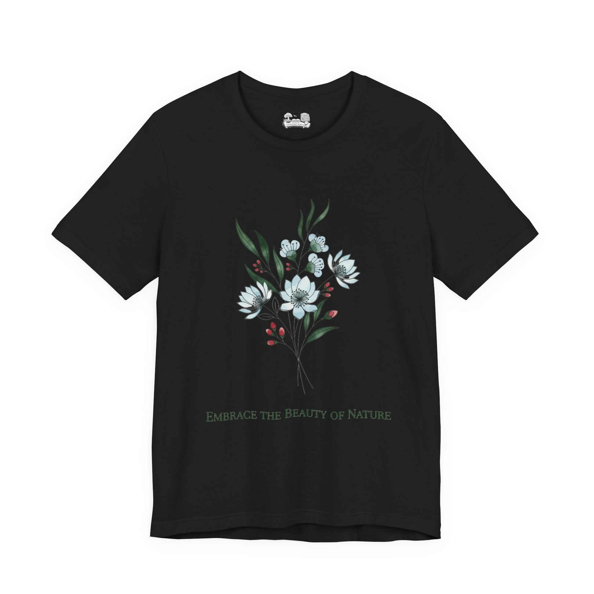 Australian Floral design T-shirt - Atlas of Imaginary Worlds