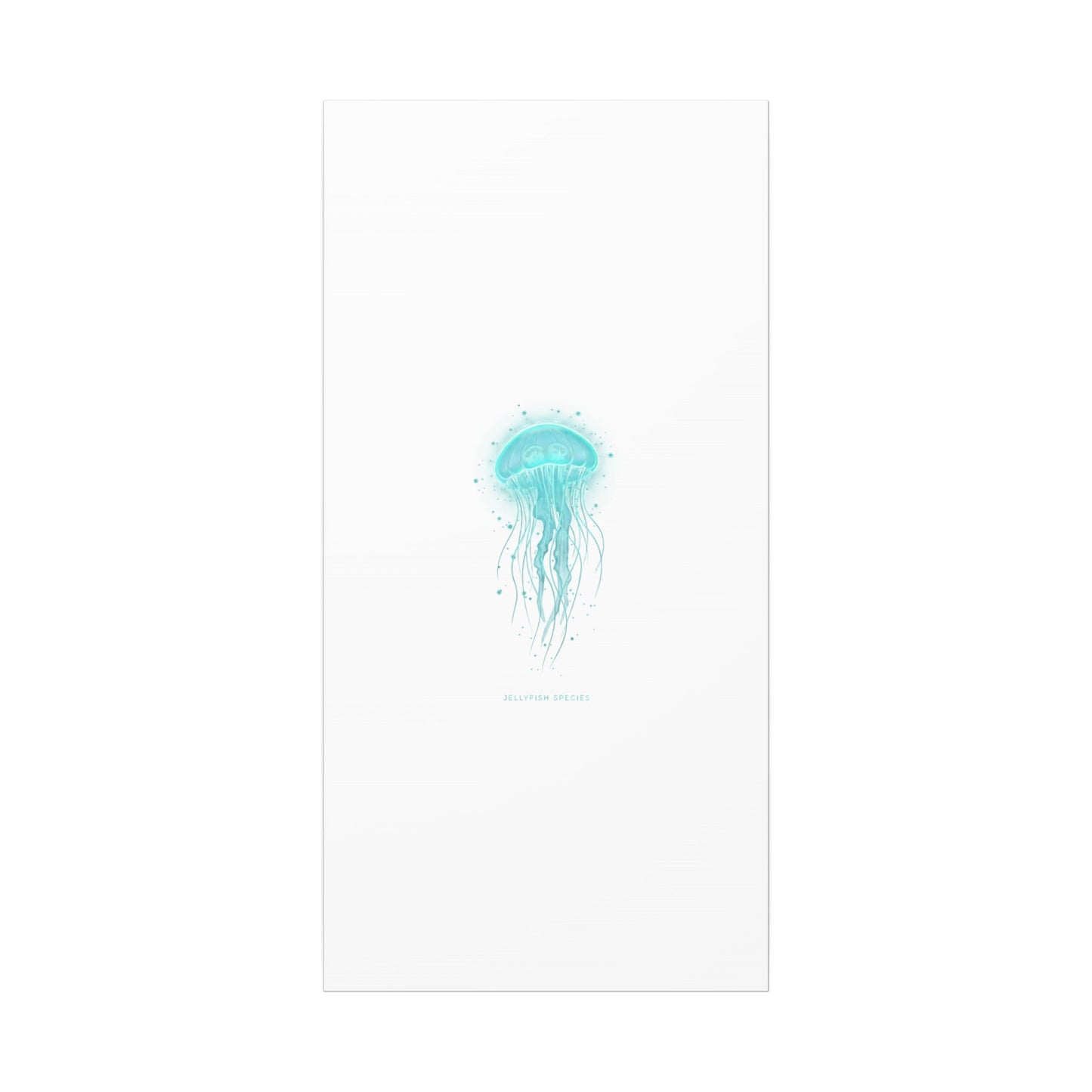 Bioluminescent Jellyfish Canvas | Glow Blob Design, Deep Sea Aesthetic - Atlas of Imaginary Worlds