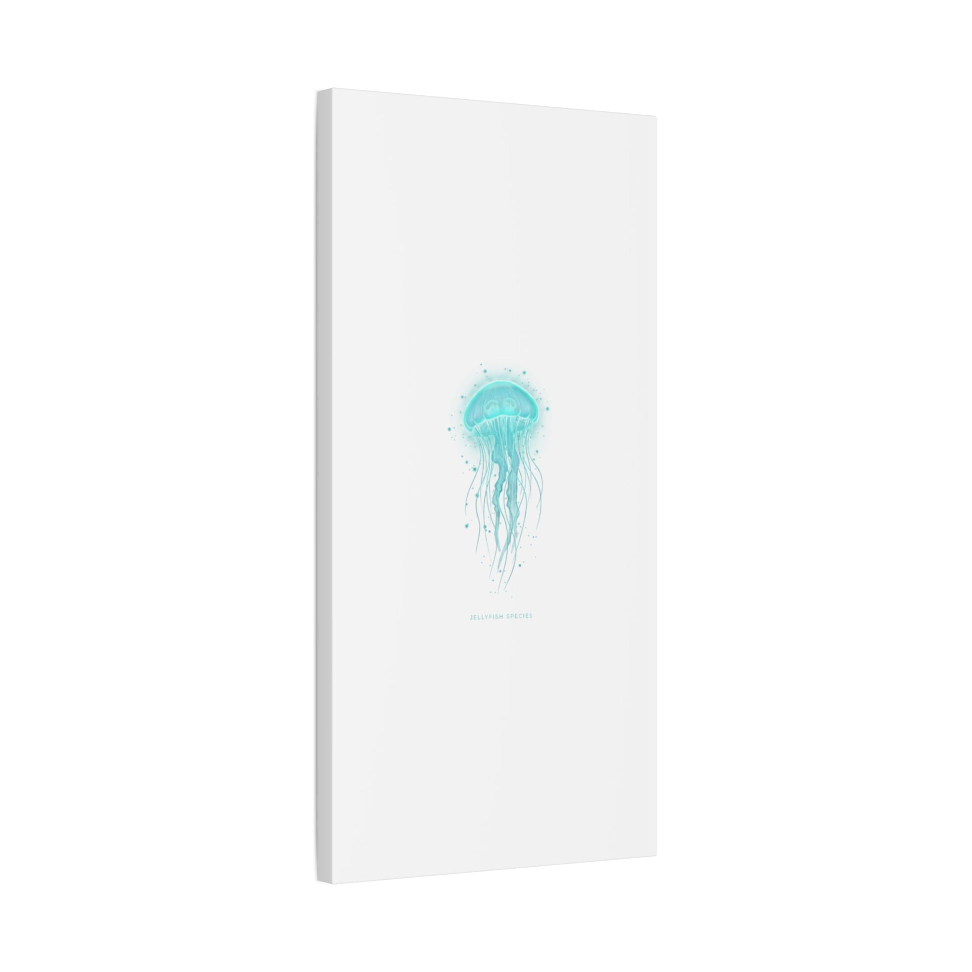 Bioluminescent Jellyfish Canvas | Glow Blob Design, Deep Sea Aesthetic - Atlas of Imaginary Worlds