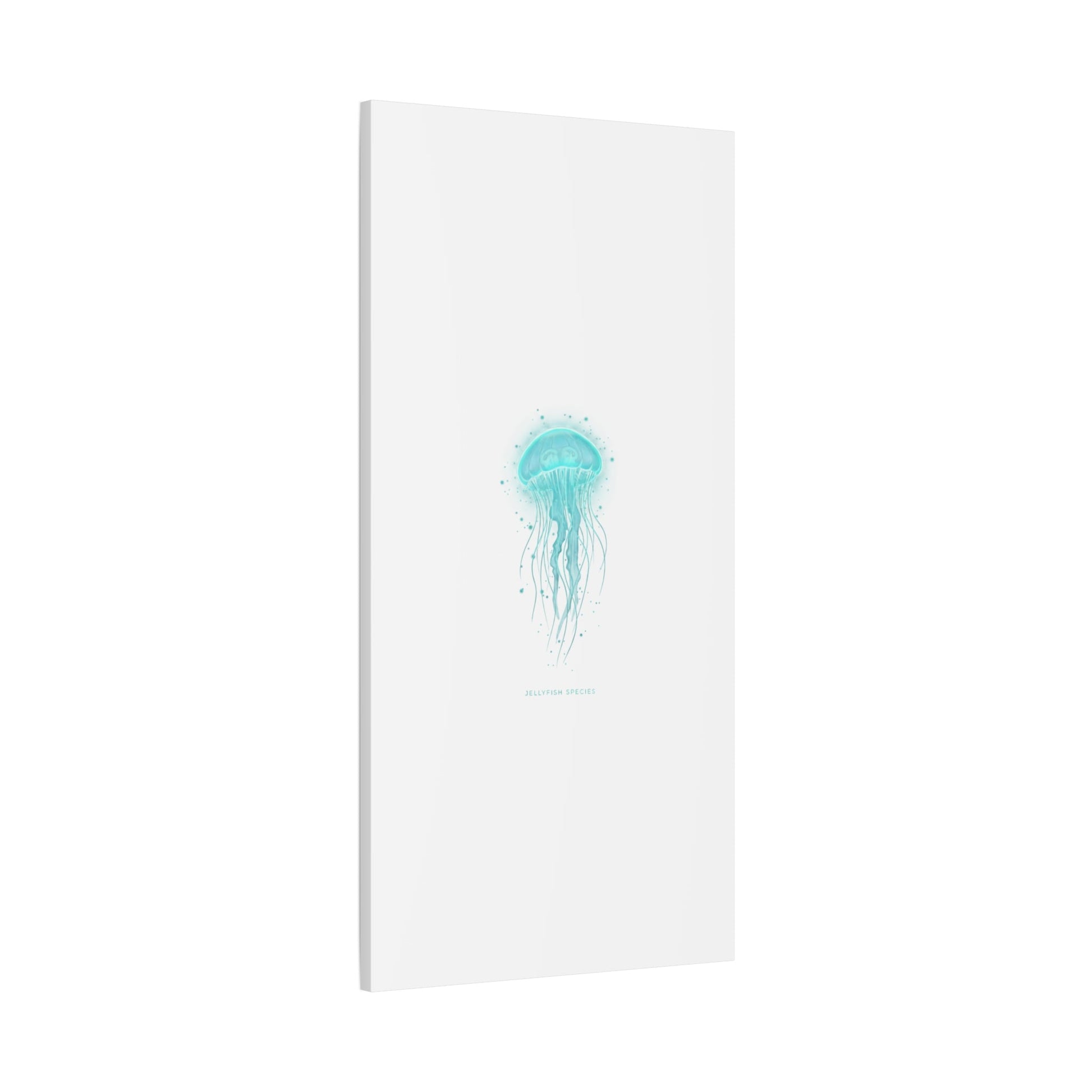 Bioluminescent Jellyfish Canvas | Glow Blob Design, Deep Sea Aesthetic - Atlas of Imaginary Worlds