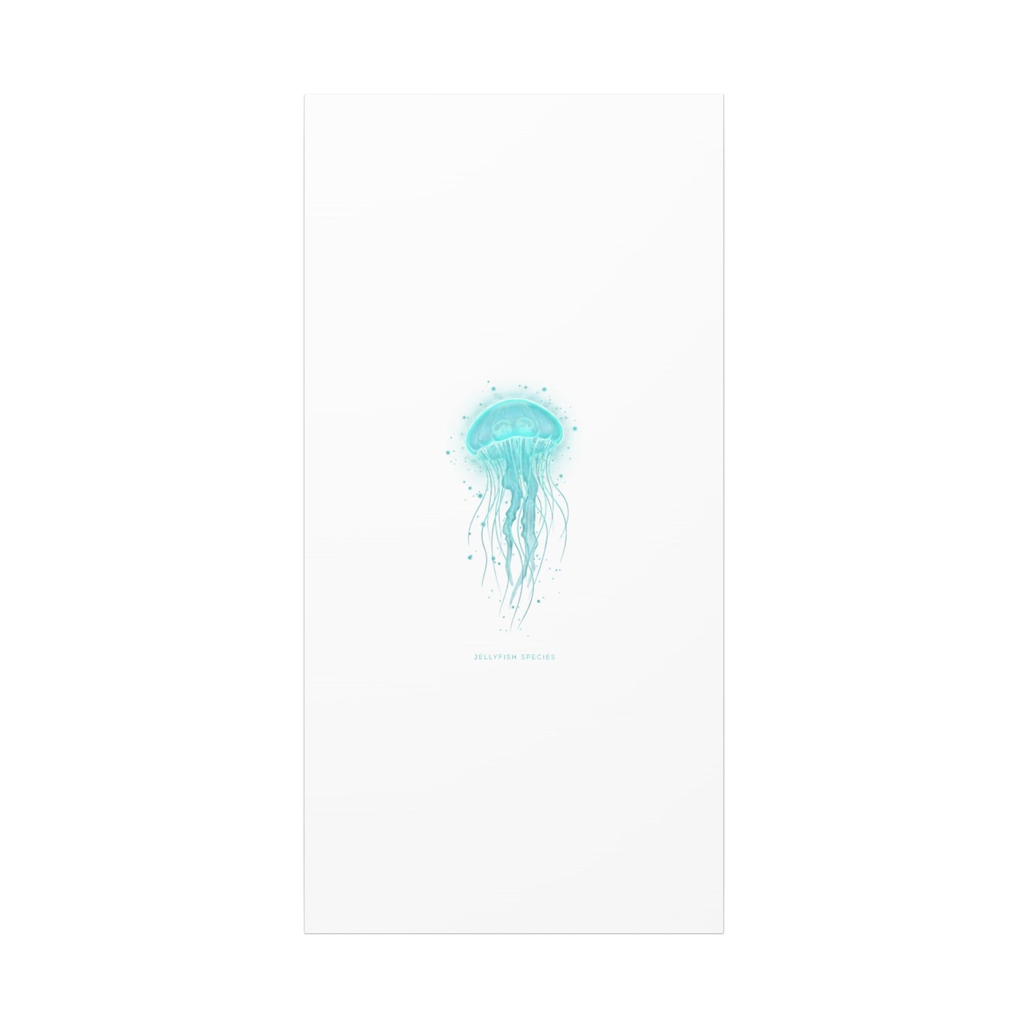 Bioluminescent Jellyfish Canvas | Glow Blob Design, Deep Sea Aesthetic - Atlas of Imaginary Worlds