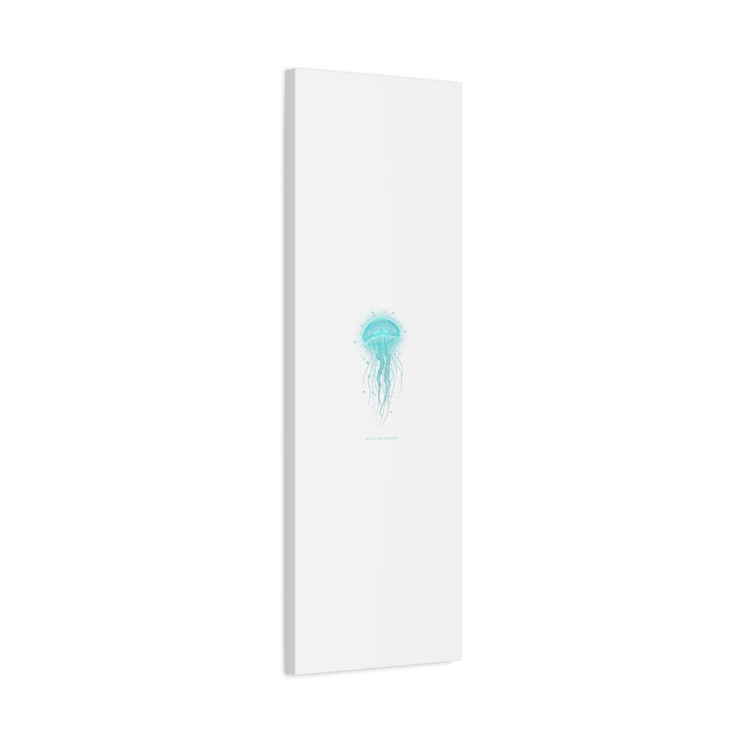 Bioluminescent Jellyfish Canvas | Glow Blob Design, Deep Sea Aesthetic - Atlas of Imaginary Worlds