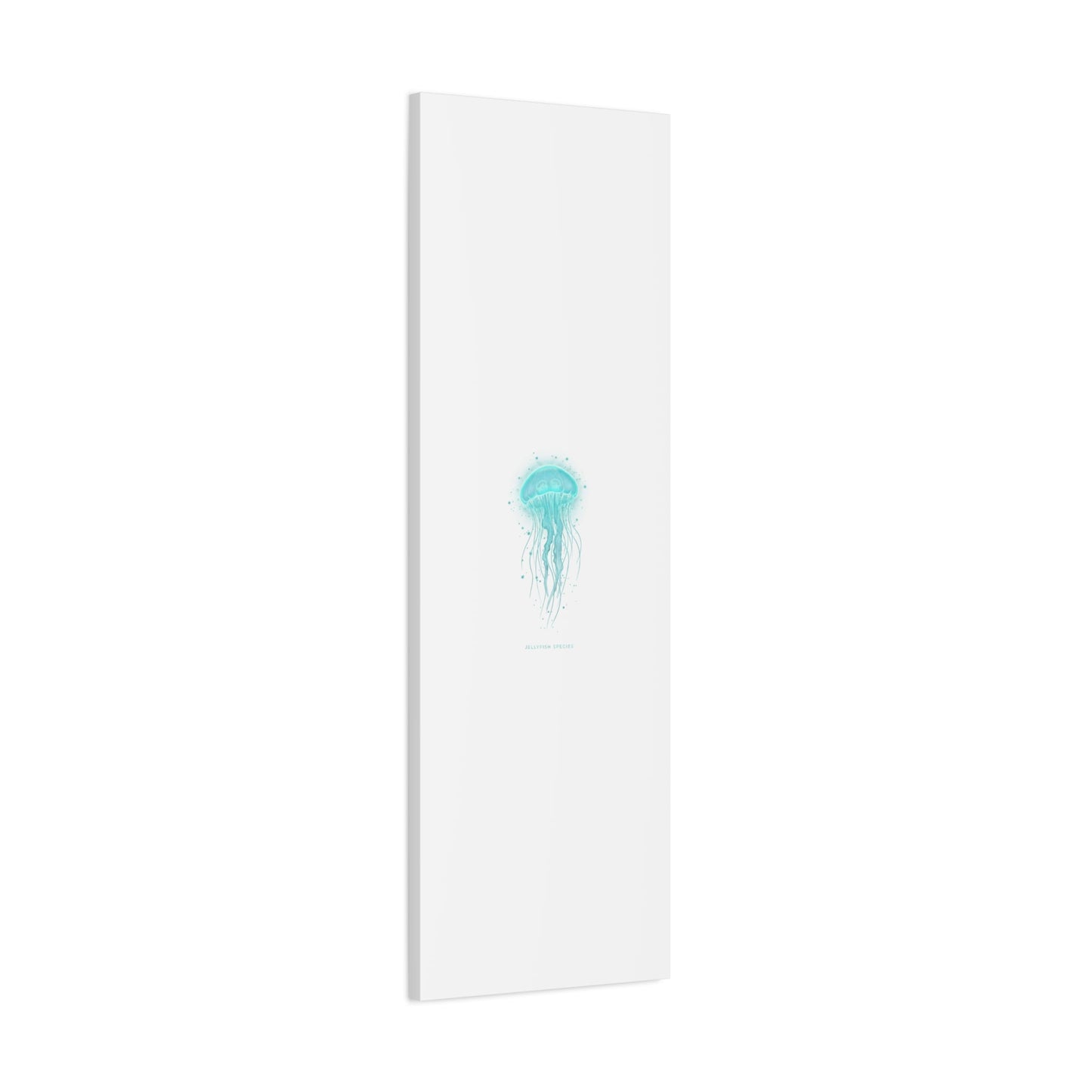 Bioluminescent Jellyfish Canvas | Glow Blob Design, Deep Sea Aesthetic - Atlas of Imaginary Worlds